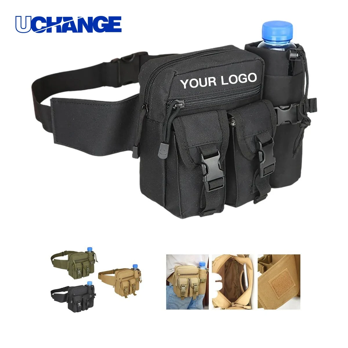 Oxford Waist Bag Organizer with Multiple Compartments 1