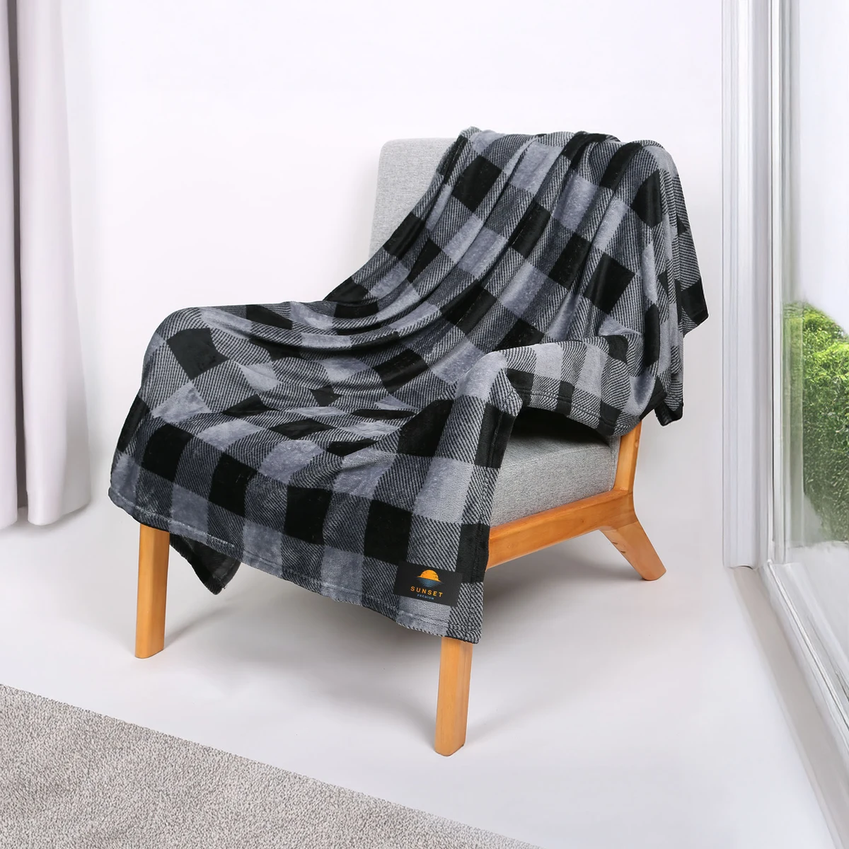reGen rPET Flannel Throw Blanket 1
