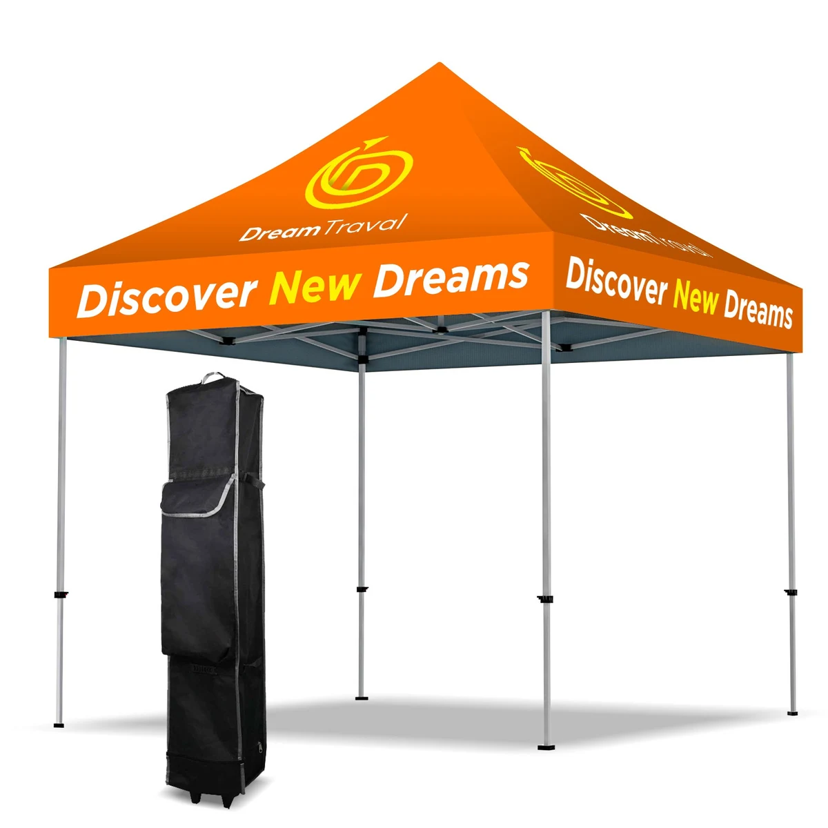 10' X 10' Custom Printed Canopy With Aluminum Frame 1