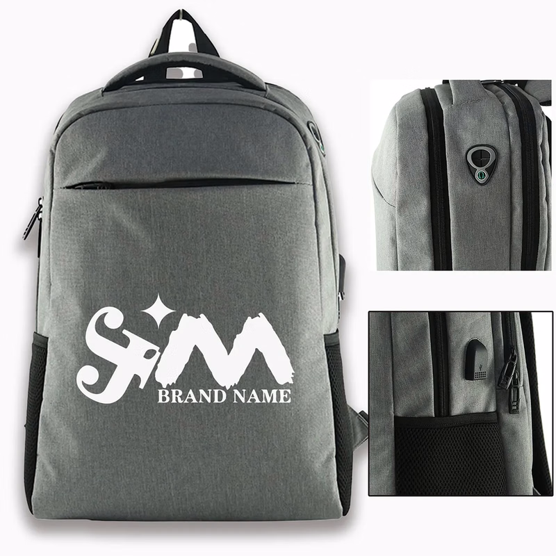 Durable Simple Travel Laptop Backpacks With Usb Headset Port