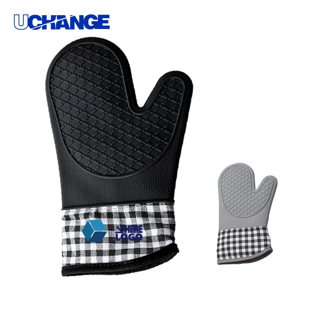 Silicone Mitts 600F Heat Resistant for Kitchen Use 1