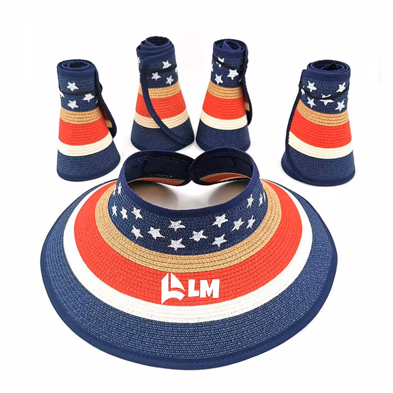 Sun Visors Foldable Straw Hat