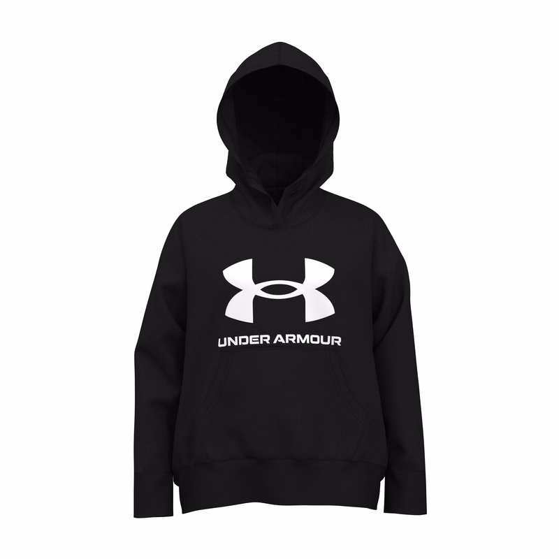 Girls' UA Rival Fleece Big Logo Print Fill Hoodie