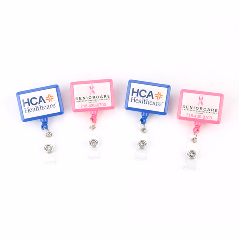 Rectangle Retractable Badge Reel Holder