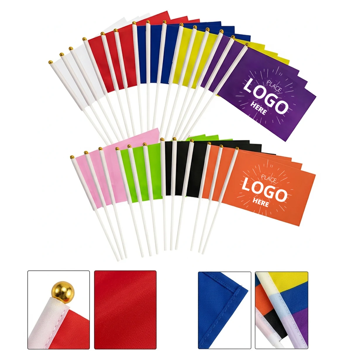 Personalized Handheld Color Flag 1