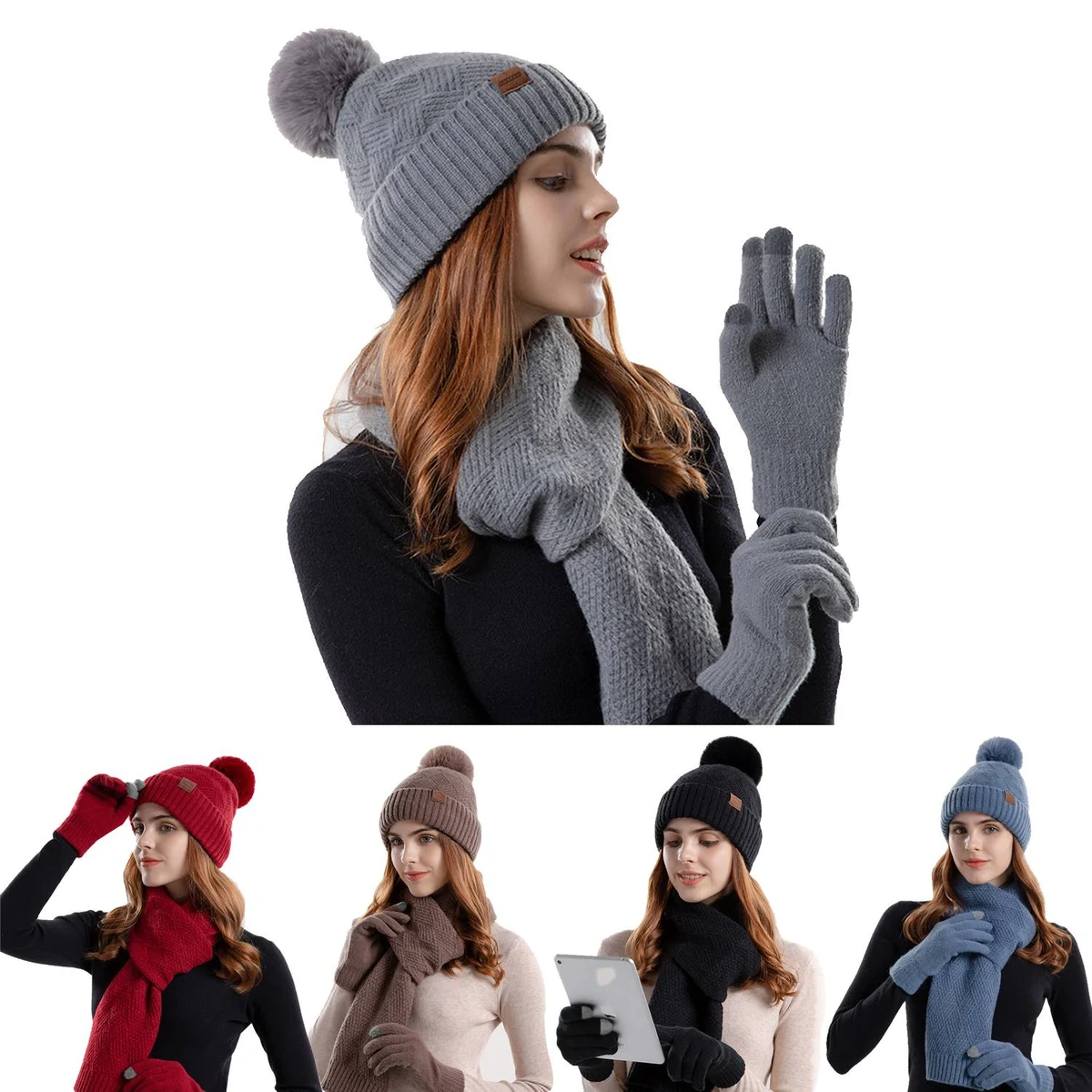 Hat And Scarf Gloves Set 1