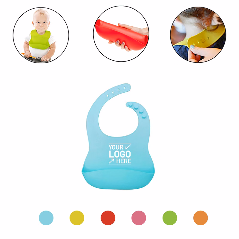 Silicone Bibs for Newborn Infants Toddlers
