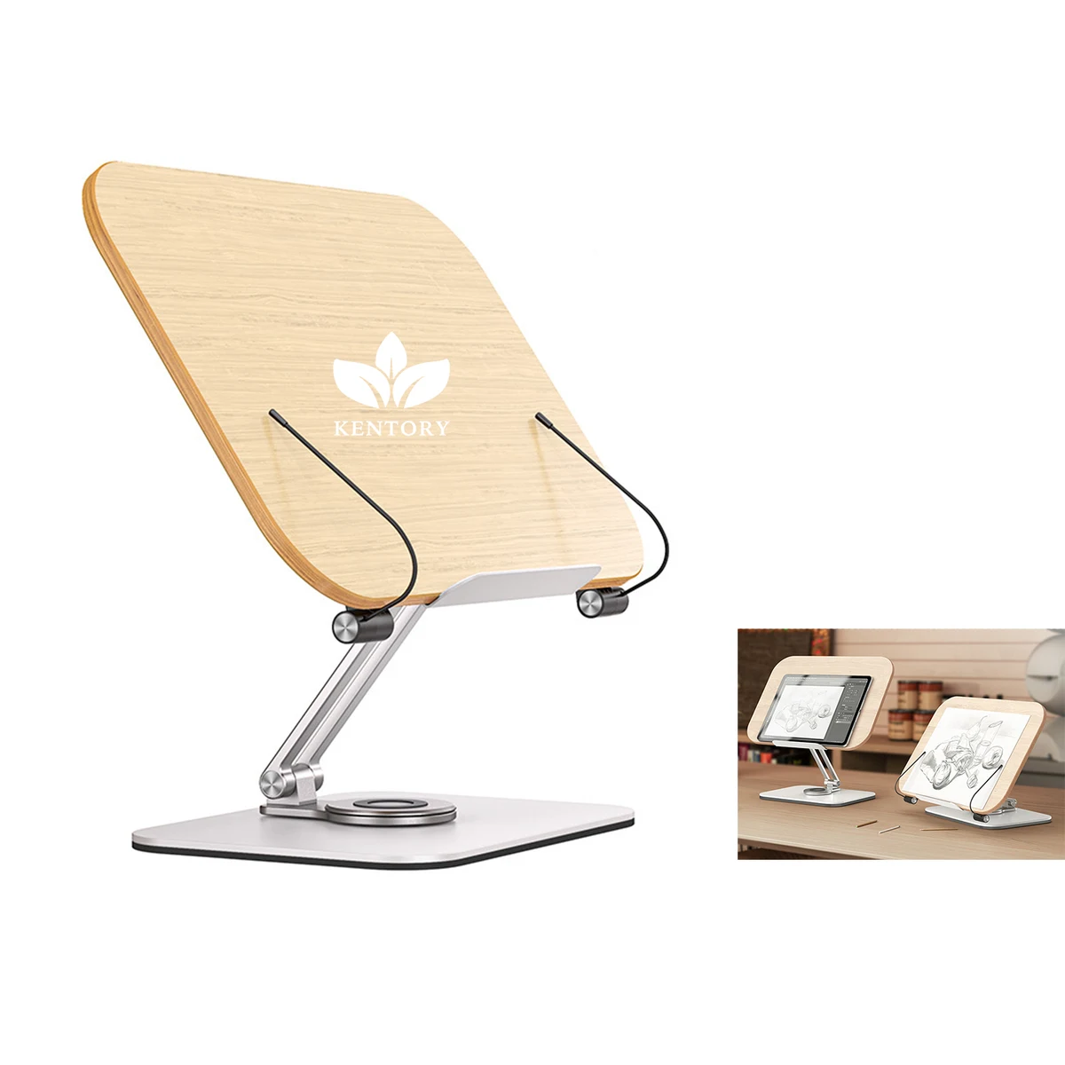 Rotating Book Stand For Reading 1