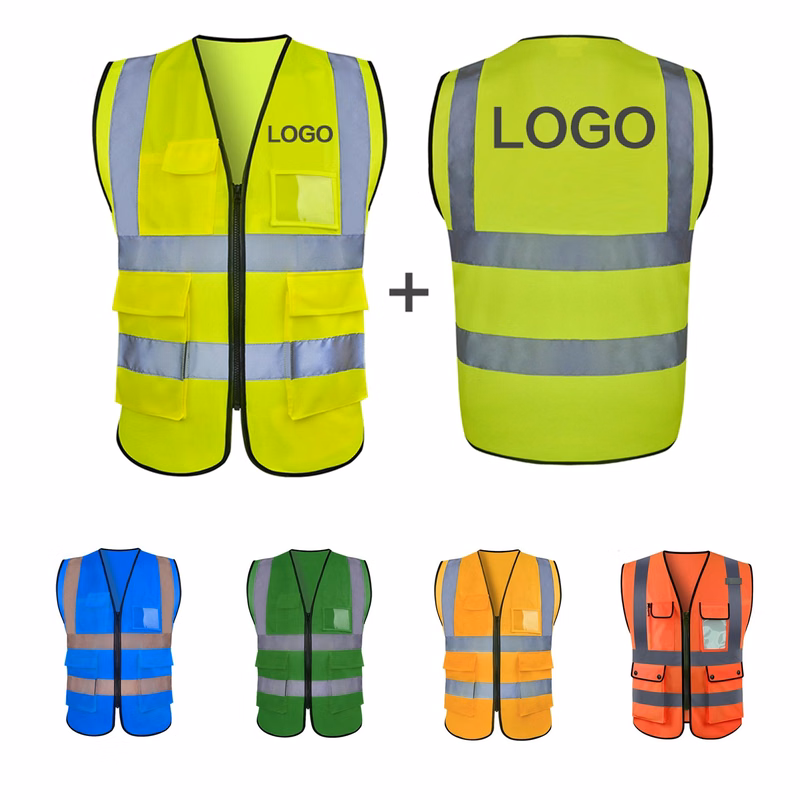 Multi-Pocket Reflective Safety Vest