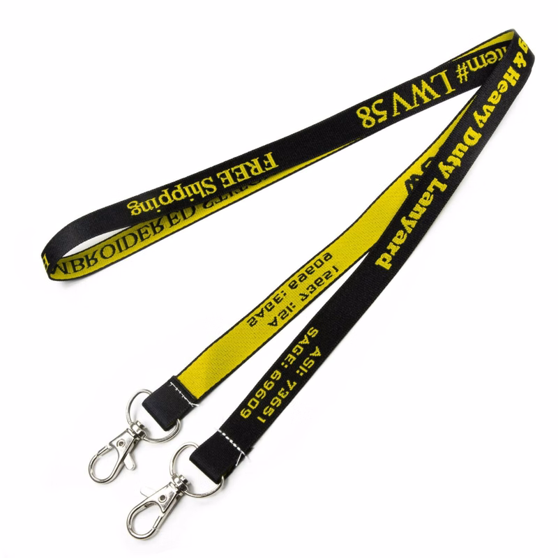 5/8 inch Double Ended Woven Lanyards