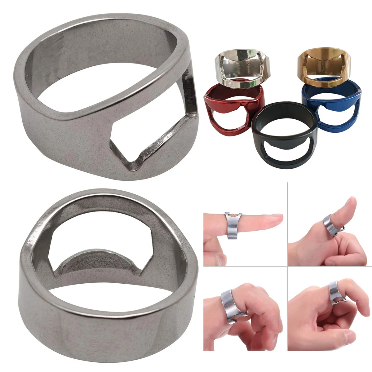 Stainless Steel Ring Bottle Opener 1