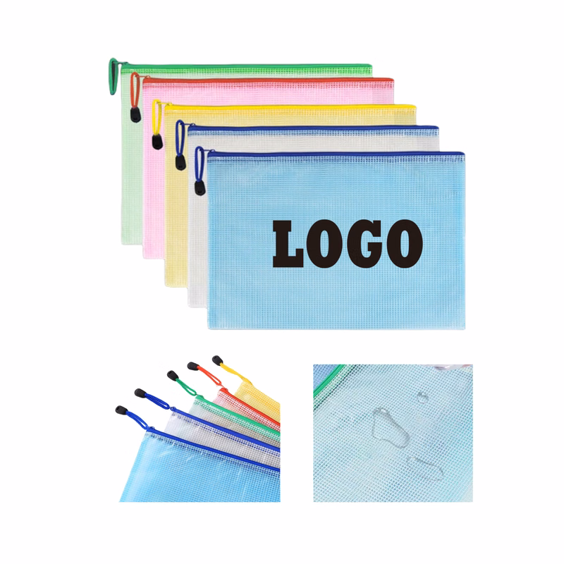 Waterproof Zipper File Bag For Documents MOQ100