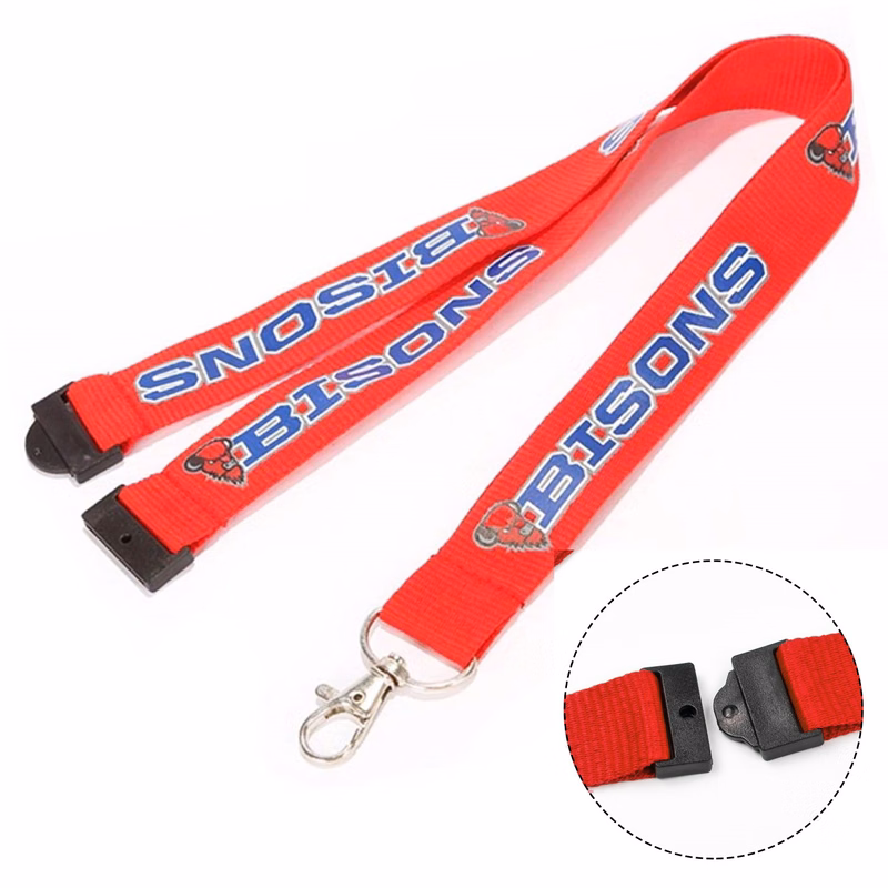 1" Polyester Lanyards with Safety Breakaway