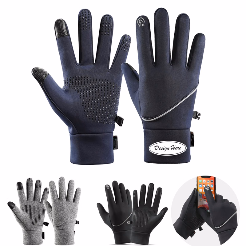Windproof Water-Resistant Thermal Touch Screen Gloves