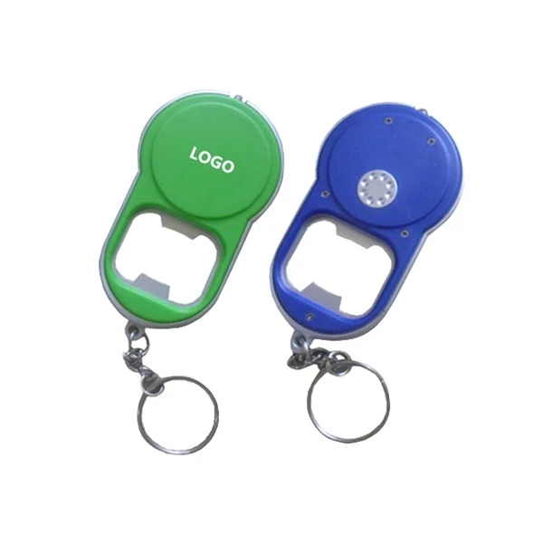 Bottle Opener Keychain with LED Light 1
