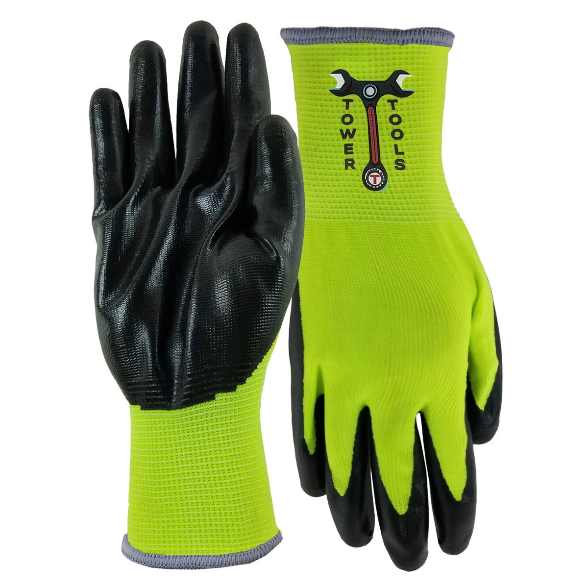 Nitrile Coated Safety Gloves with Oversized DTF 1