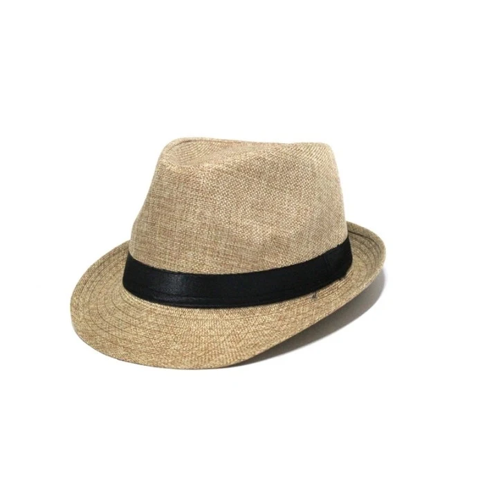 Straw Hat with Ribbon 1