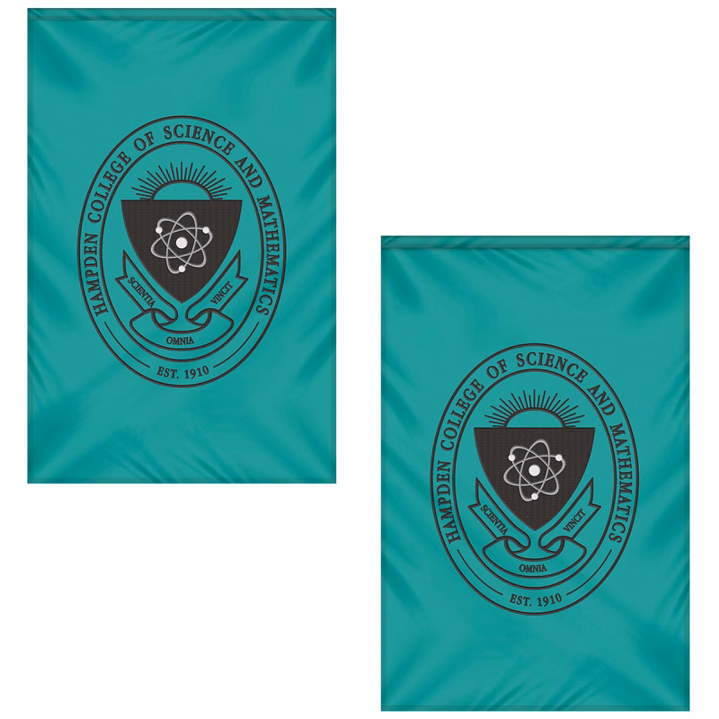 4' x 6' Double Sided Embroidered Banner with Pole Sleeve