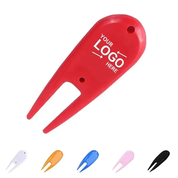 Custom ABS Golf Divot Tool With Thumb Groove — Lightweight Course Repair Accessory 1