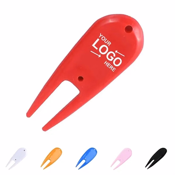 Custom ABS Golf Divot Tool With Thumb Groove — Lightweight Course Repair Accessory