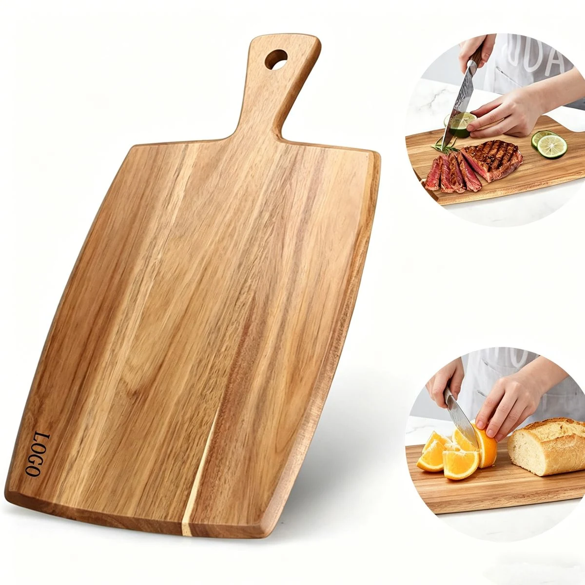 Serving Cutting Board with Handle Charcuterie 1