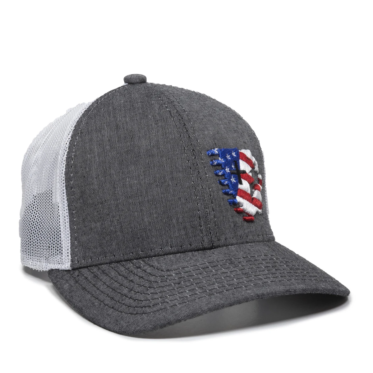 Chambray Mesh Back 1