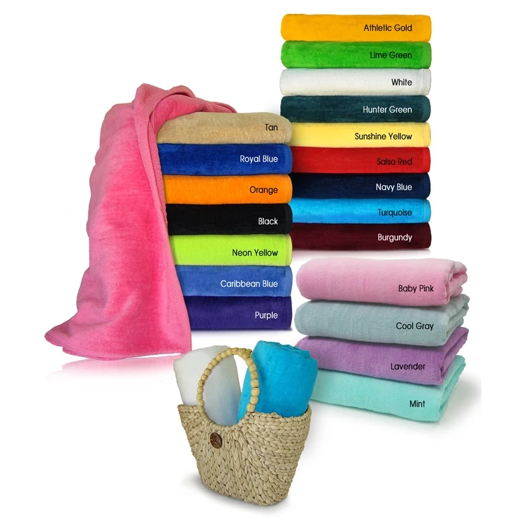 28" x 58" Velour Beach Towel 1