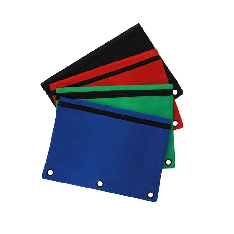 BigBox 3-Ring Reinforced Pencil Pouches Single Zipper 1