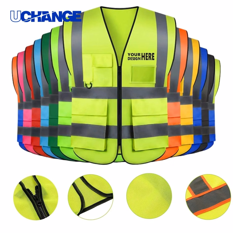 Warp Knitted Reflective Safety Vest