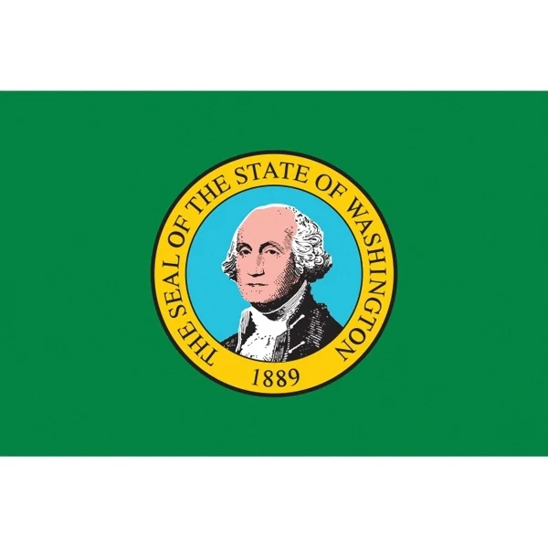 Washington Official Stick Flag 1