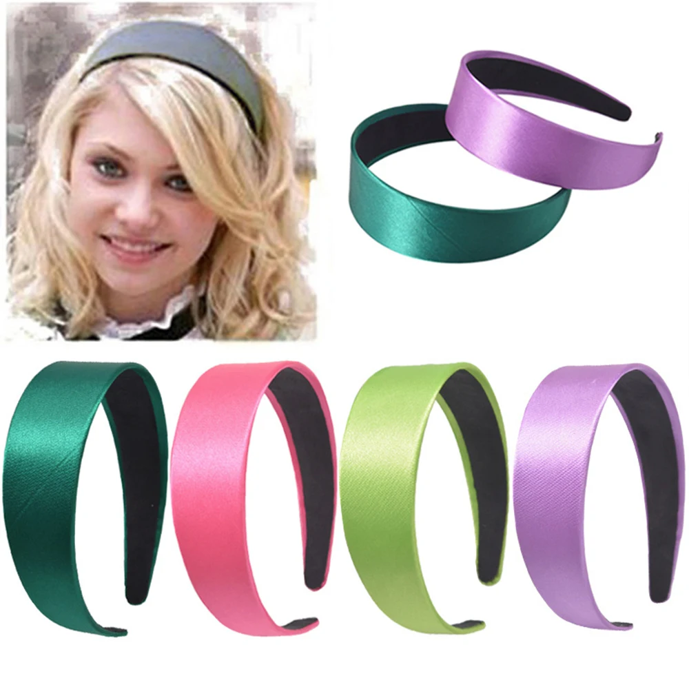 Wide Non-slip Ribbon Hairband for Women 1