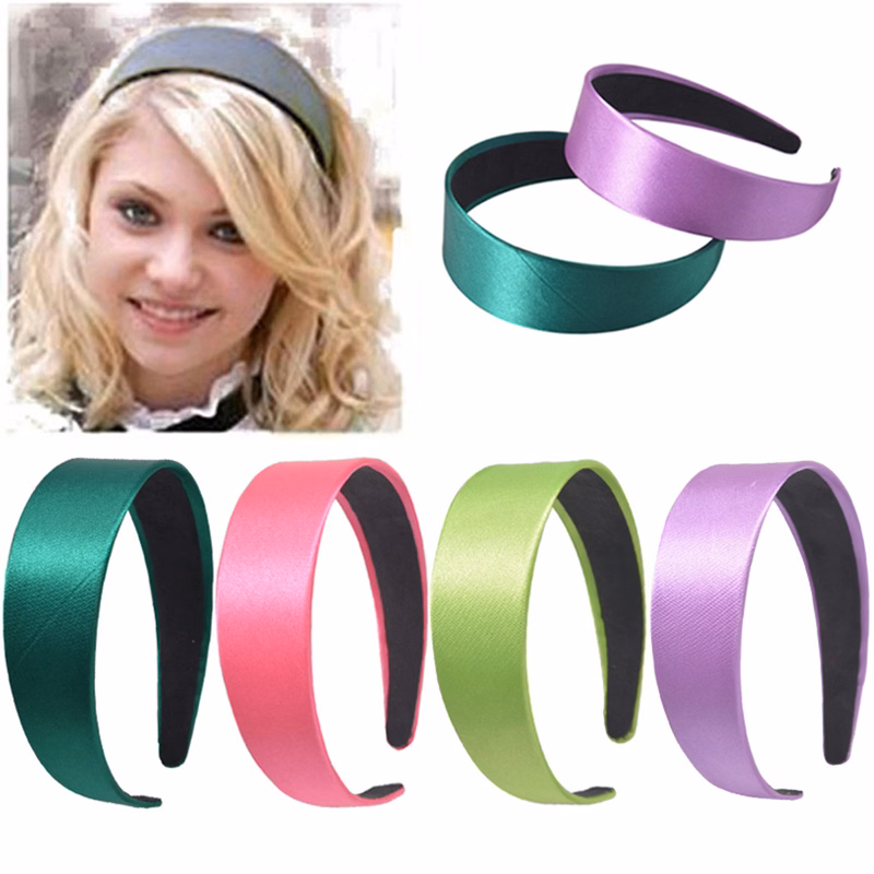 Wide Non-slip Ribbon Hairband for Women