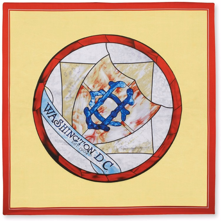 Custom Logo Silk Wet Dye Scarf - 30"x30"