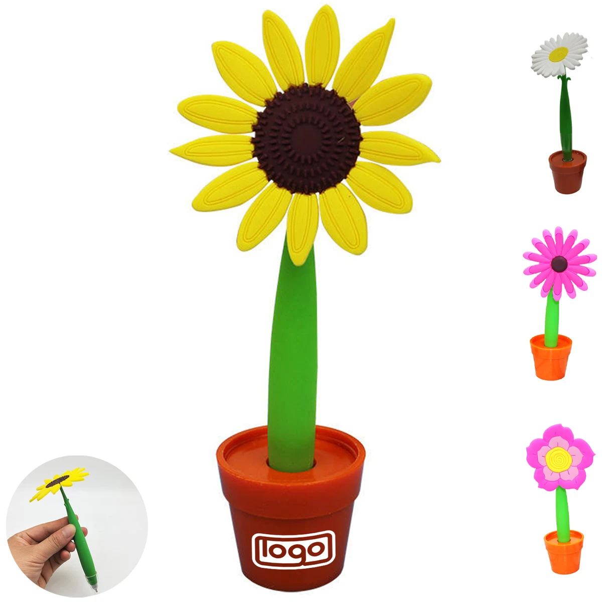 Student Cartoon Sunflower Ballpoint Pen 1
