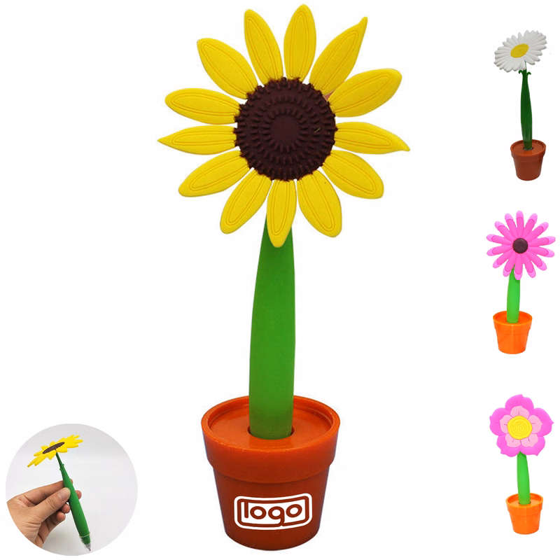 Student Cartoon Sunflower Ballpoint Pen
