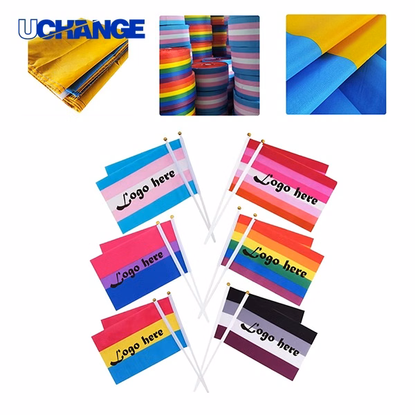 Polyester Hand Flag for Promotional Events