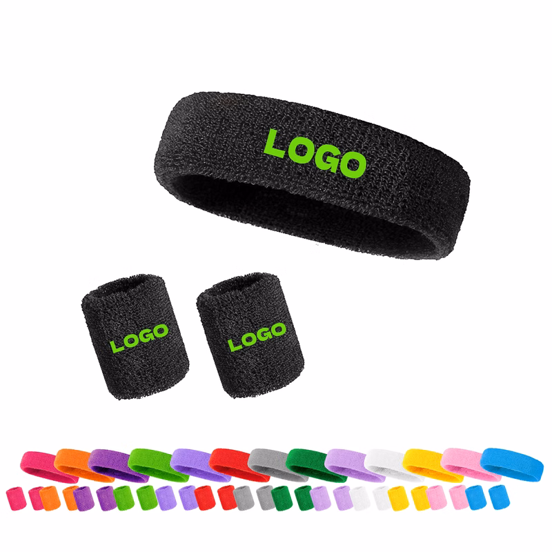 Sports Headband And Wrist Protector 3 Pcs Set
