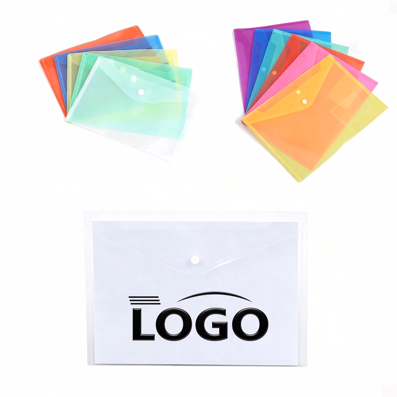 Custom Logo A4 Clear Document Bag
