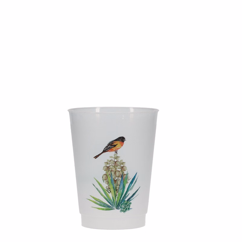 10 oz Frost-Flex Plastic Cup Frosted Digital Print