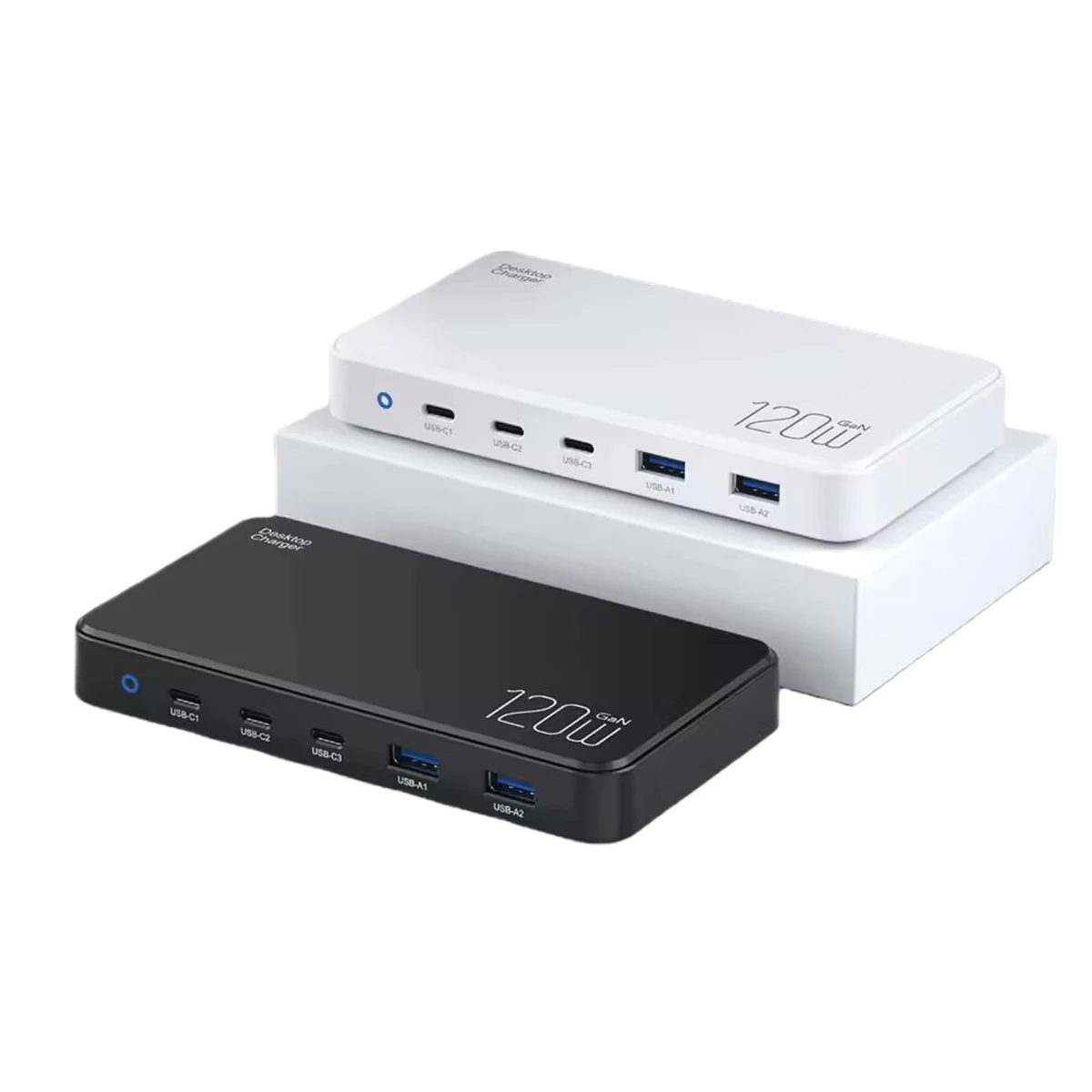 Power Charge 5-Port Desktop Charger - 120 W 1