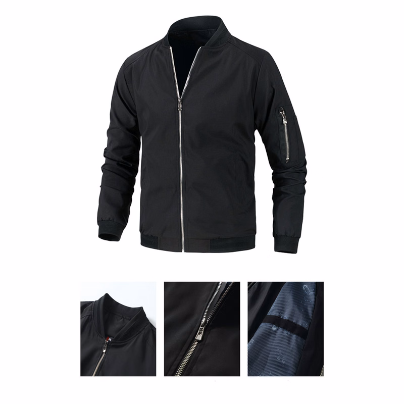 Zip Up Coat with Pocket