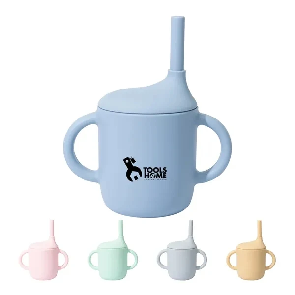 Custom Food-Grade Silicone Spill-Proof Training Cup — Toddler Learning Essential 1