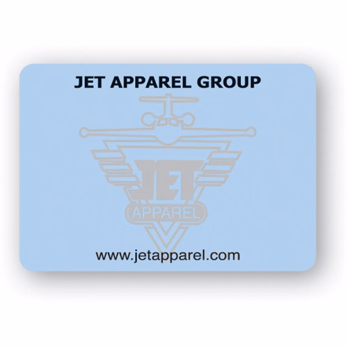 UV Printed Poly Name Badge w/ Pin Fastener (1.75"X2.5") Rectangle