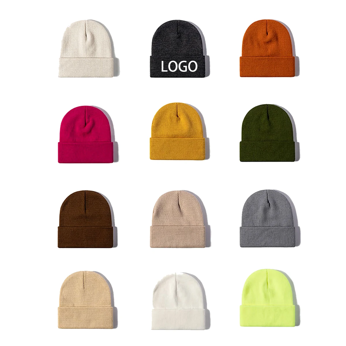 Winter Knitted Cap With A Casual Warm Design 1