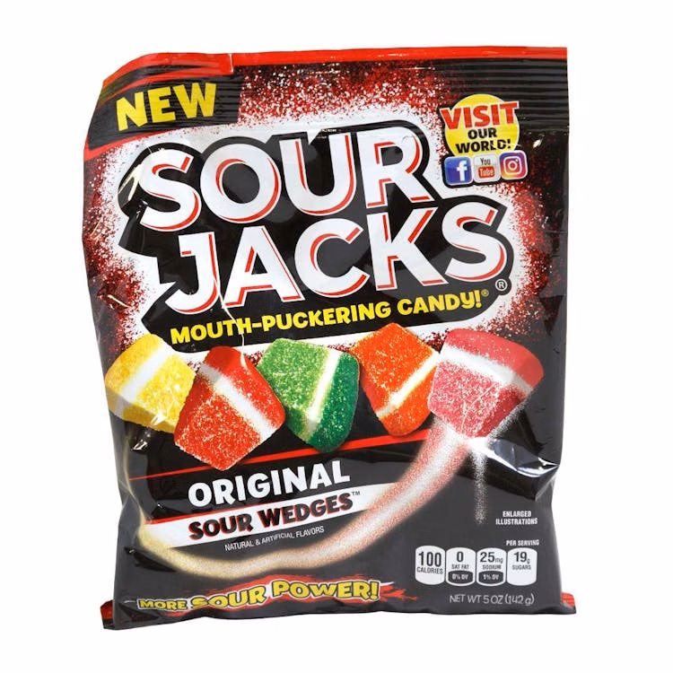 Sour Jacks Original Sour Wedges - 5 oz