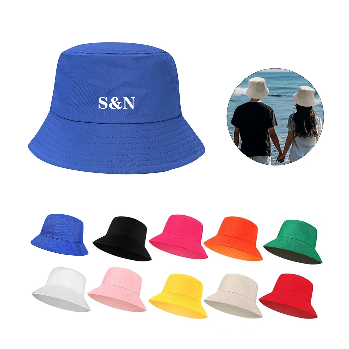 Cotton Bucket Hat Sun Hat For Beach And Outdoor Travel 1