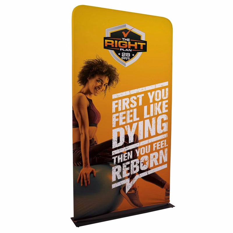 4' EuroFit™ Banner Display Kit (Recycled Polyester Knit)