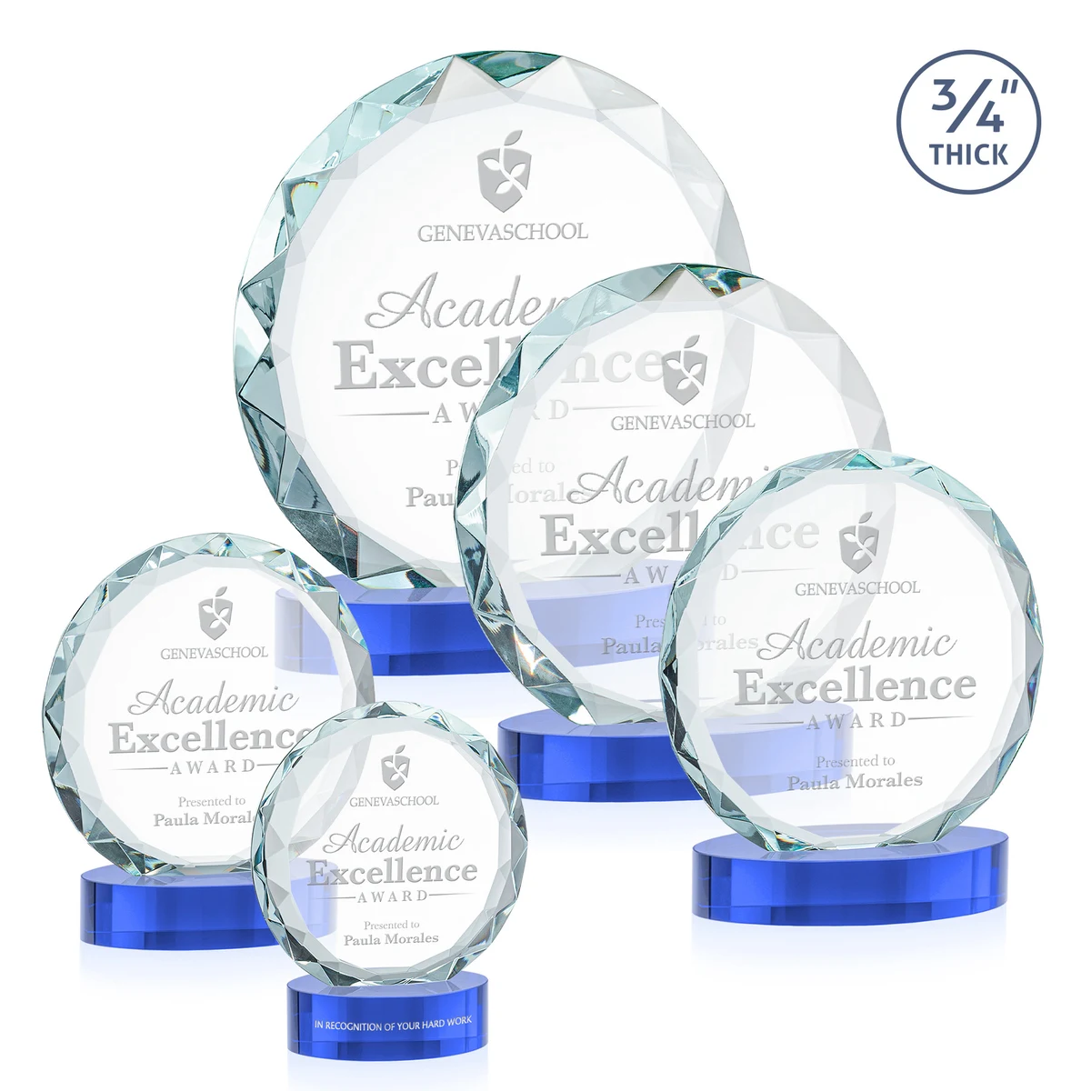 Centura Award on Alberton Base - Sky Blue 1