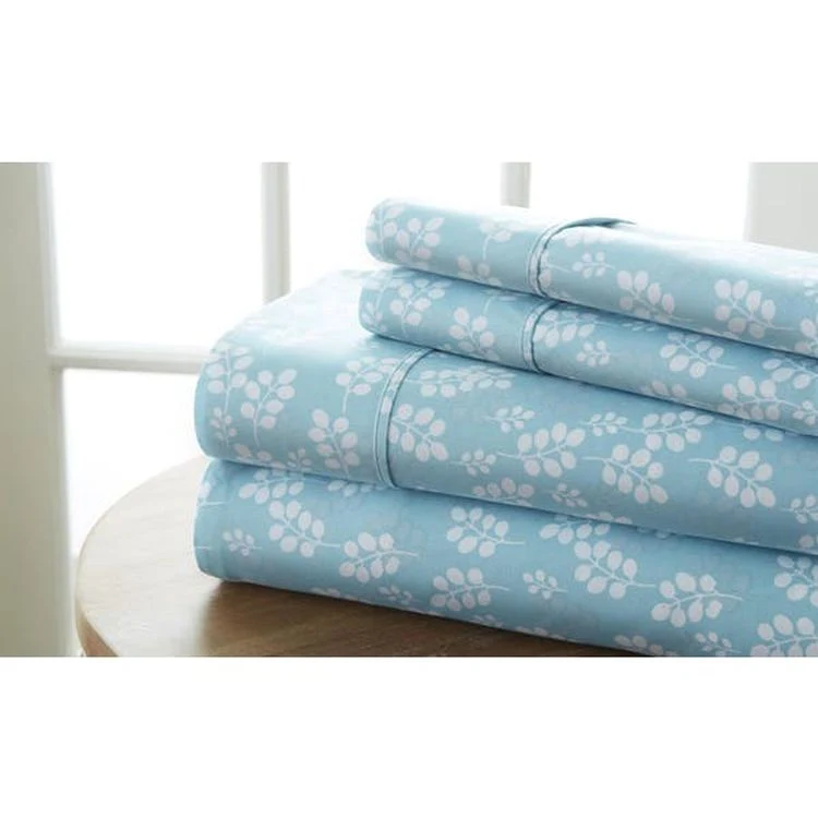Premium Sheet Sets - Blue Wheat Cali King 4 Piece 1