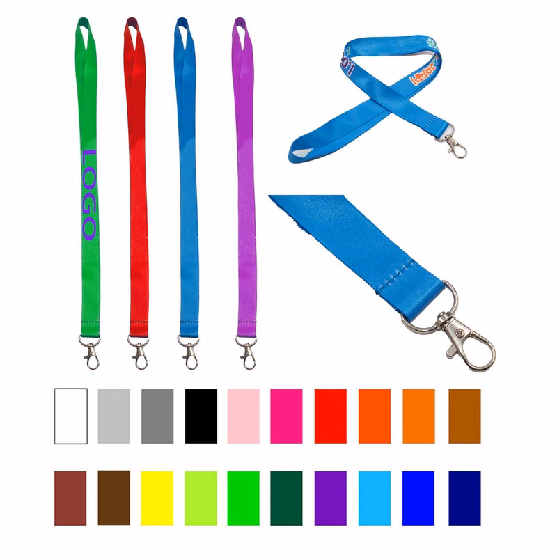 Heat Transfer Woven Ribbon Lanyard
